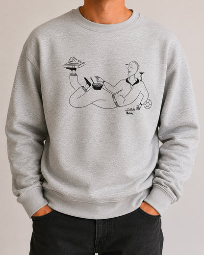 Sweat-Shirt « Jongler entre les mondes » par Melvine Deba
