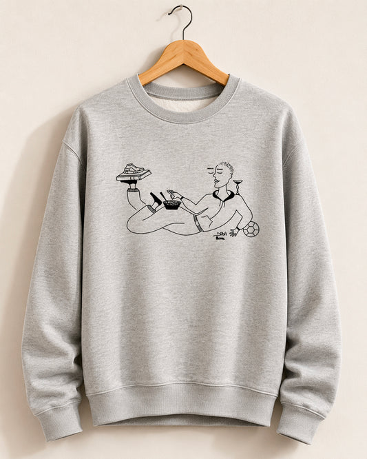 Sweat-Shirt « Jongler entre les mondes » par Melvine Deba
