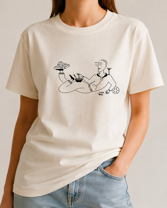 T-Shirt « Jongler entre les mondes » par Melvine Deba