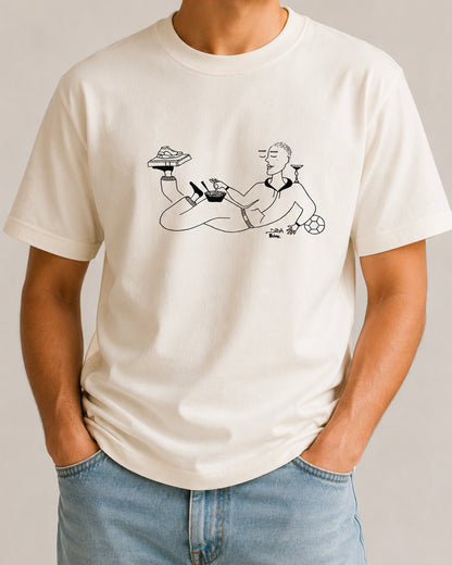 T-Shirt « Jongler entre les mondes » par Melvine Deba